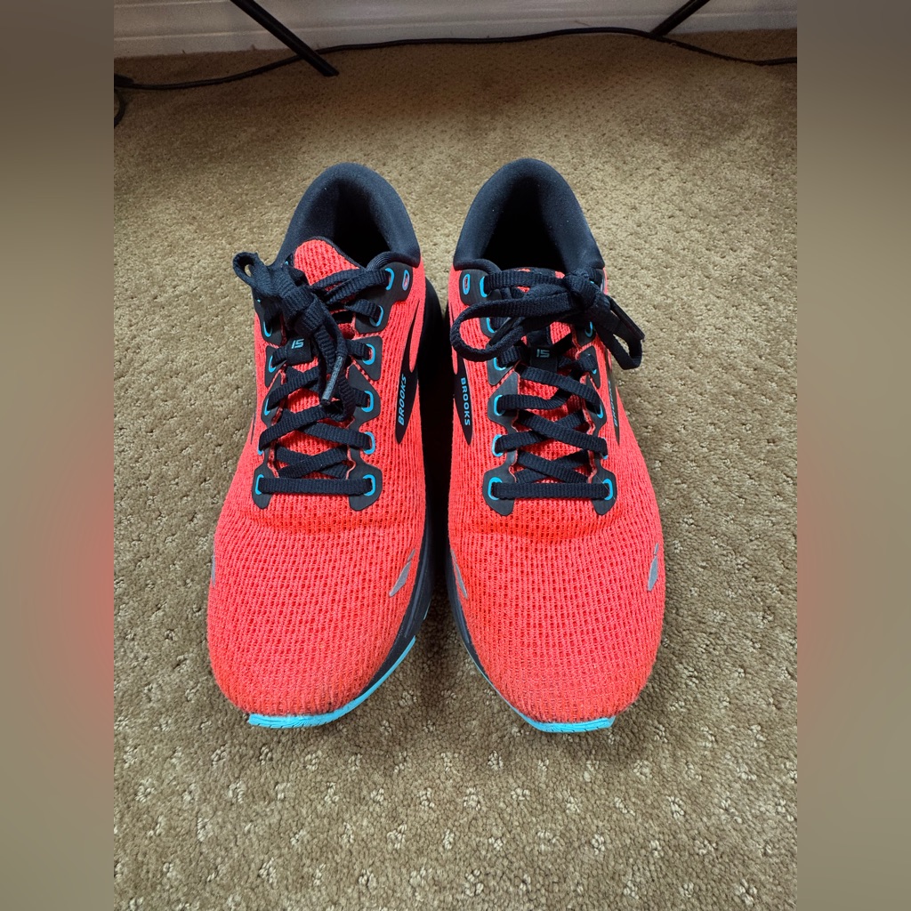 Brooks Vibrant Red And Black Running Shoes